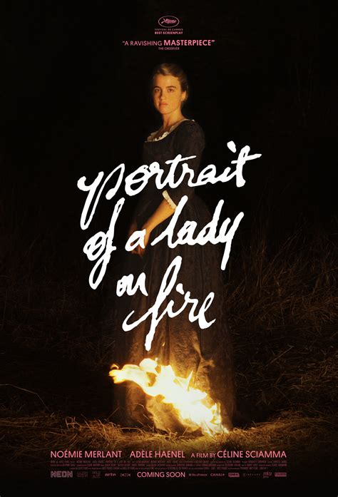 portrait of a woman on fire